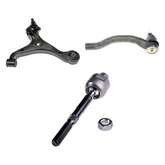 Dorman® - OE Solutions™ Front Driver Side Lower Control Arm with Ball Joint and Tie Rod End Kit