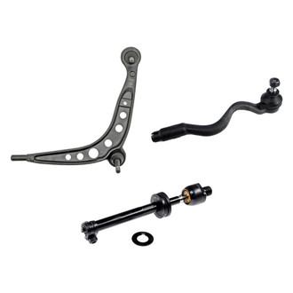 Dorman® - OE Solutions™ Front Driver Side Lower Control Arm with Ball Joint and Tie Rod End Kit