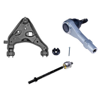 Dorman® - OE Solutions™ Front Driver Side Lower Control Arm with Ball Joint and Tie Rod End Kit