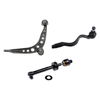 Dorman® - OE Solutions™ Front Driver Side Lower Control Arm with Ball Joint and Tie Rod End Kit