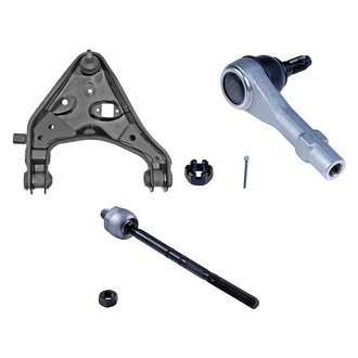 Dorman® - OE Solutions™ Front Driver Side Lower Control Arm with Ball Joint and Tie Rod End Kit