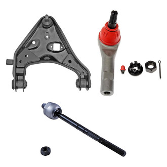 Dorman® - OE Solutions™ Front Driver Side Lower Control Arm with Ball Joint and Tie Rod End Kit