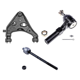 Dorman® - OE Solutions™ Front Driver Side Lower Control Arm with Ball Joint and Tie Rod End Kit