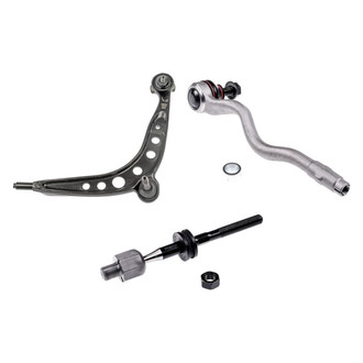 Dorman® - OE Solutions™ Front Driver Side Lower Control Arm with Ball Joint and Tie Rod End Kit