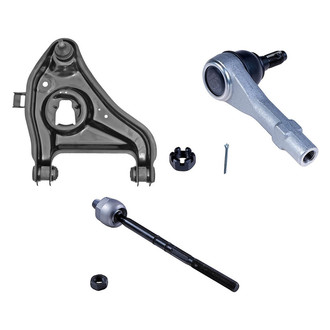 Dorman® - OE Solutions™ Front Driver Side Lower Control Arm with Ball Joint and Tie Rod End Kit