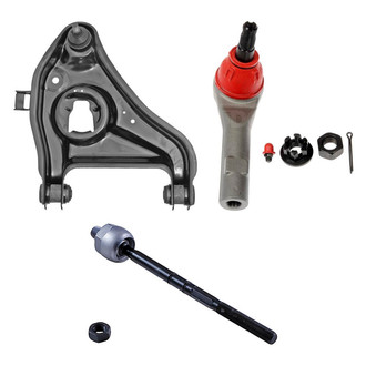 Dorman® - OE Solutions™ Front Driver Side Lower Control Arm with Ball Joint and Tie Rod End Kit