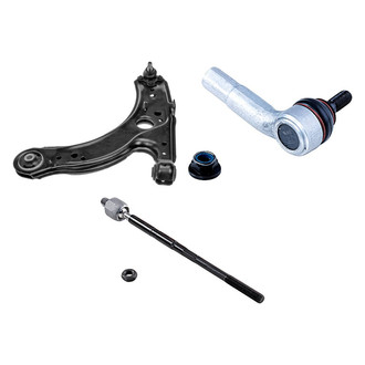 Dorman® - OE Solutions™ Front Driver Side Lower Control Arm with Ball Joint and Tie Rod End Kit
