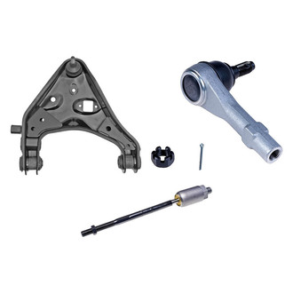 Dorman® - OE Solutions™ Front Driver Side Lower Control Arm with Ball Joint and Tie Rod End Kit
