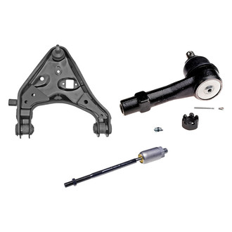 Dorman® - OE Solutions™ Front Driver Side Lower Control Arm with Ball Joint and Tie Rod End Kit