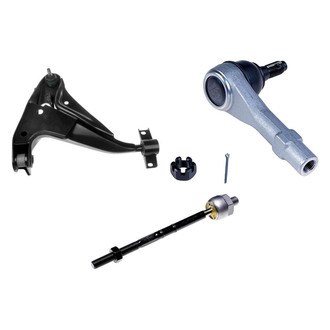 Dorman® - OE Solutions™ Front Driver Side Lower Control Arm with Ball Joint and Tie Rod End Kit