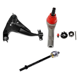 Dorman® - OE Solutions™ Front Driver Side Lower Control Arm with Ball Joint and Tie Rod End Kit