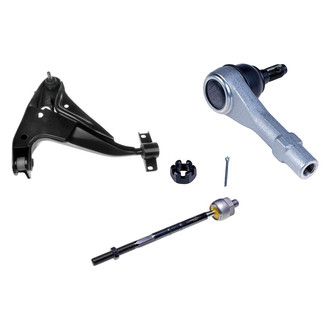 Dorman® - OE Solutions™ Front Driver Side Lower Control Arm with Ball Joint and Tie Rod End Kit