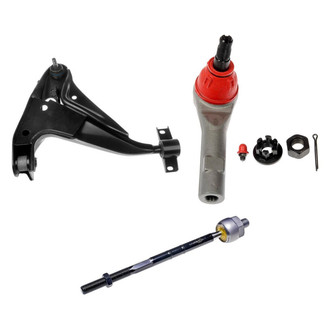 Dorman® - OE Solutions™ Front Driver Side Lower Control Arm with Ball Joint and Tie Rod End Kit
