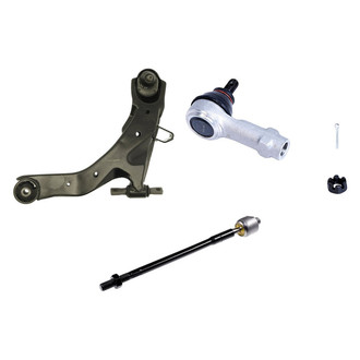 Dorman® - OE Solutions™ Front Driver Side Lower Control Arm with Ball Joint and Tie Rod End Kit