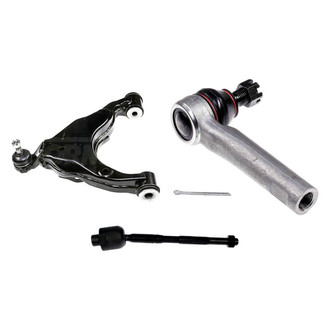 Dorman® - OE Solutions™ Front Driver Side Lower Control Arm with Ball Joint and Tie Rod End Kit