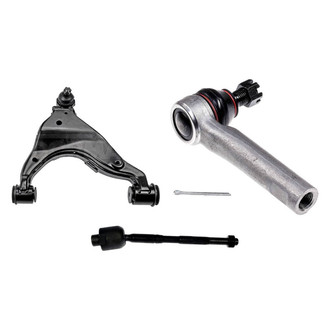 Dorman® - OE Solutions™ Front Driver Side Lower Control Arm with Ball Joint and Tie Rod End Kit