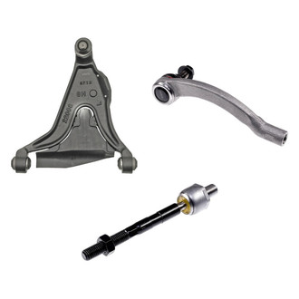 Dorman® - OE Solutions™ Front Driver Side Lower Control Arm with Ball Joint and Tie Rod End Kit