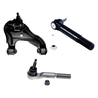 Dorman® - OE Solutions™ Front Driver Side Lower Control Arm with Ball Joint and Tie Rod End Kit