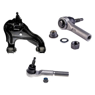 Dorman® - OE Solutions™ Front Driver Side Lower Control Arm with Ball Joint and Tie Rod End Kit