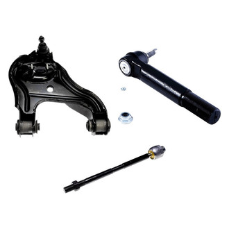 Dorman® - OE Solutions™ Front Driver Side Lower Control Arm with Ball Joint and Tie Rod End Kit