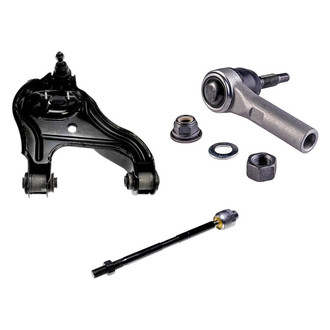 Dorman® - OE Solutions™ Front Driver Side Lower Control Arm with Ball Joint and Tie Rod End Kit
