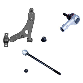 Dorman® - OE Solutions™ Front Driver Side Lower Control Arm with Ball Joint and Tie Rod End Kit