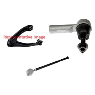 Dorman® - OE Solutions™ Front Driver Side Lower Control Arm with Ball Joint and Tie Rod End Kit