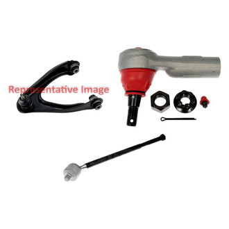 Dorman® - OE Solutions™ Front Driver Side Lower Control Arm with Ball Joint and Tie Rod End Kit