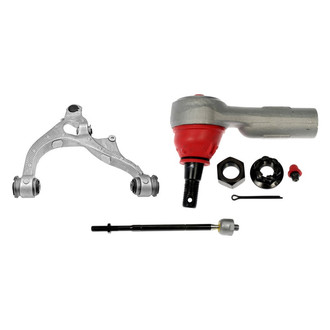 Dorman® - OE Solutions™ Front Driver Side Lower Control Arm with Ball Joint and Tie Rod End Kit
