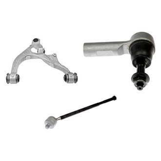 Dorman® - OE Solutions™ Front Driver Side Lower Control Arm with Ball Joint and Tie Rod End Kit