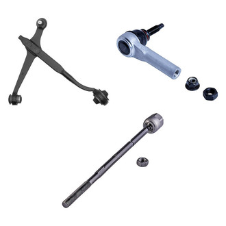 Dorman® - OE Solutions™ Front Driver Side Lower Control Arm with Ball Joint and Tie Rod End Kit