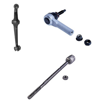 Dorman® - OE Solutions™ Front Driver Side Lower Control Arm with Ball Joint and Tie Rod End Kit
