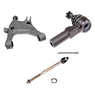 Dorman® - OE Solutions™ Front Driver Side Lower Control Arm with Ball Joint and Tie Rod End Kit