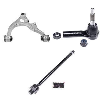 Dorman® - OE Solutions™ Front Driver Side Lower Control Arm with Ball Joint and Tie Rod End Kit