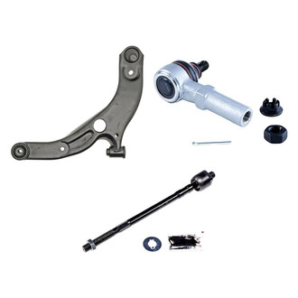 Dorman® - OE Solutions™ Front Driver Side Lower Control Arm with Ball Joint and Tie Rod End Kit