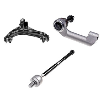 Dorman® - OE Solutions™ Front Driver Side Lower Control Arm with Ball Joint and Tie Rod End Kit