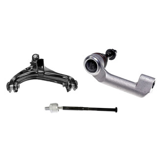 Dorman® - OE Solutions™ Front Driver Side Lower Control Arm with Ball Joint and Tie Rod End Kit