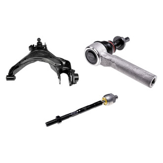 Dorman® - OE Solutions™ Front Driver Side Lower Control Arm with Ball Joint and Tie Rod End Kit