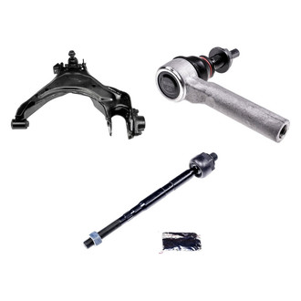 Dorman® - OE Solutions™ Front Driver Side Lower Control Arm with Ball Joint and Tie Rod End Kit