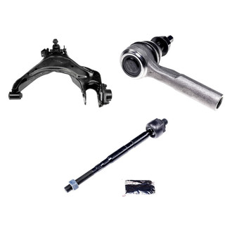Dorman® - OE Solutions™ Front Driver Side Lower Control Arm with Ball Joint and Tie Rod End Kit