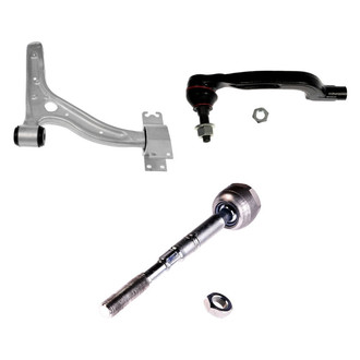 Dorman® - OE Solutions™ Front Driver Side Lower Control Arm with Ball Joint and Tie Rod End Kit