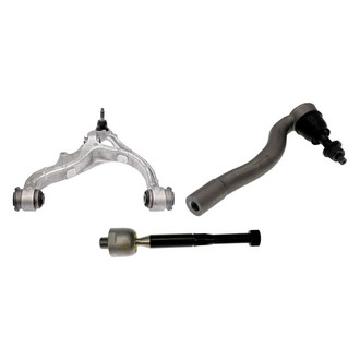 Dorman® - OE Solutions™ Front Driver Side Lower Control Arm with Ball Joint and Tie Rod End Kit