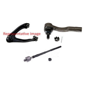 Dorman® - OE Solutions™ Front Driver Side Lower Control Arm with Ball Joint and Tie Rod End Kit