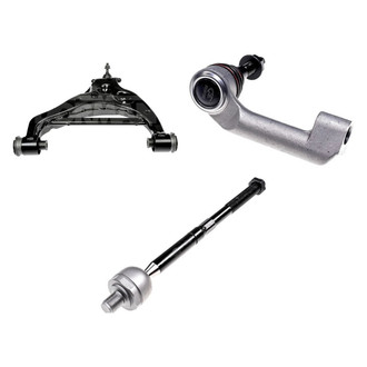 Dorman® - OE Solutions™ Front Driver Side Lower Control Arm with Ball Joint and Tie Rod End Kit