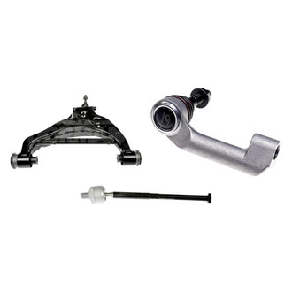 Dorman® - OE Solutions™ Front Driver Side Lower Control Arm with Ball Joint and Tie Rod End Kit