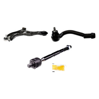 Dorman® - OE Solutions™ Front Driver Side Lower Control Arm with Ball Joint and Tie Rod End Kit