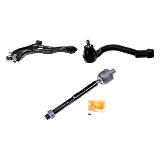Dorman® - OE Solutions™ Front Driver Side Lower Control Arm with Ball Joint and Tie Rod End Kit