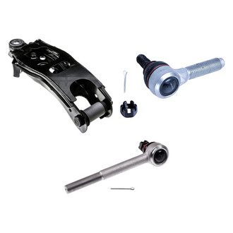 Dorman® - OE Solutions™ Front Driver Side Lower Control Arm with Ball Joint and Tie Rod End Kit