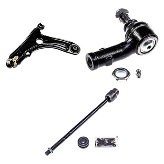 Dorman® - OE Solutions™ Front Driver Side Lower Control Arm with Ball Joint and Tie Rod End Kit