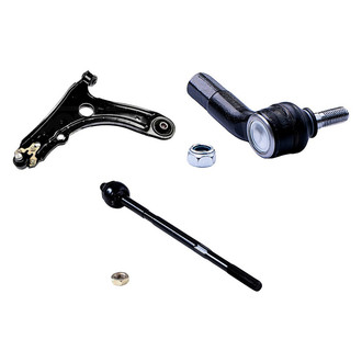 Dorman® - OE Solutions™ Front Driver Side Lower Control Arm with Ball Joint and Tie Rod End Kit